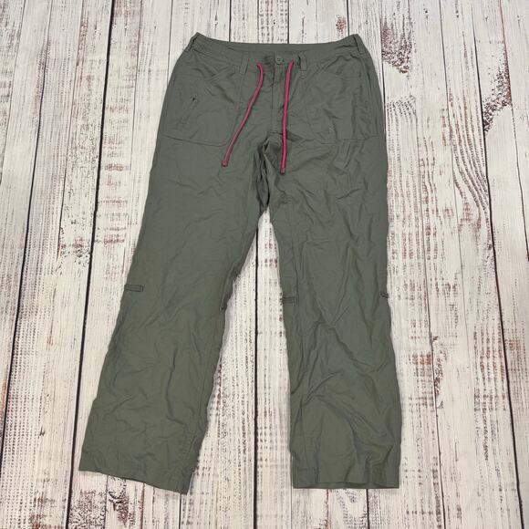 The North Face Horizon II Sage Green Hiking Pants Women’s 10 Quick Dry Nylon - Picture 1 of 13